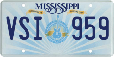 MS license plate VSI959
