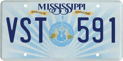 MS license plate VST591
