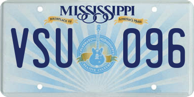 MS license plate VSU096