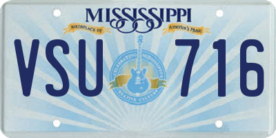 MS license plate VSU716