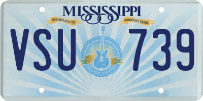 MS license plate VSU739