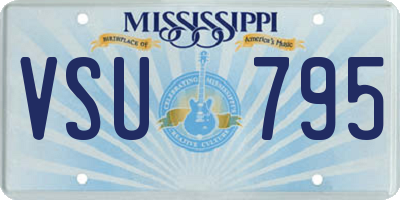 MS license plate VSU795