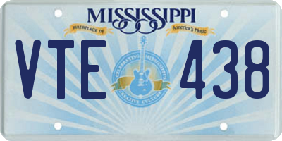 MS license plate VTE438