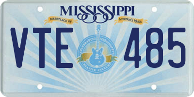 MS license plate VTE485