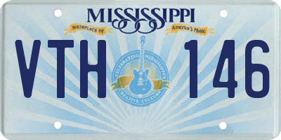 MS license plate VTH146