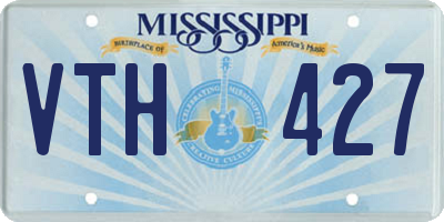 MS license plate VTH427