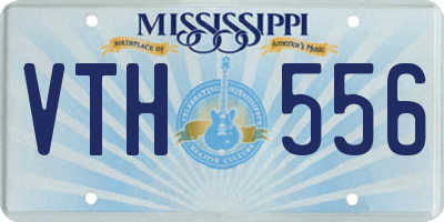 MS license plate VTH556
