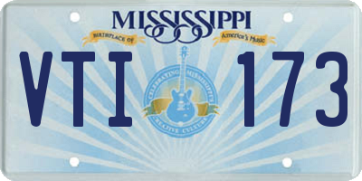 MS license plate VTI173