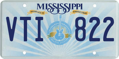 MS license plate VTI822