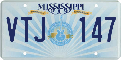 MS license plate VTJ147