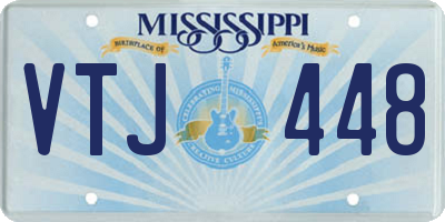 MS license plate VTJ448