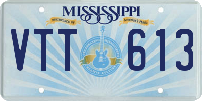 MS license plate VTT613