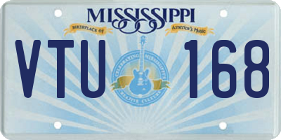 MS license plate VTU168