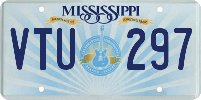 MS license plate VTU297