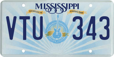 MS license plate VTU343
