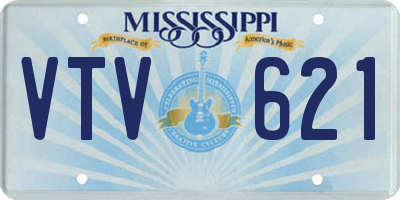 MS license plate VTV621