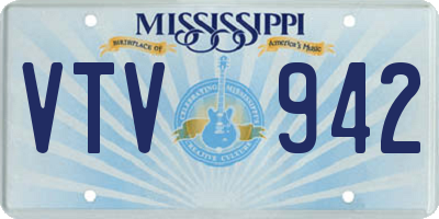 MS license plate VTV942