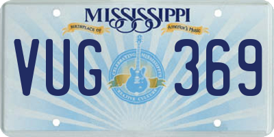 MS license plate VUG369