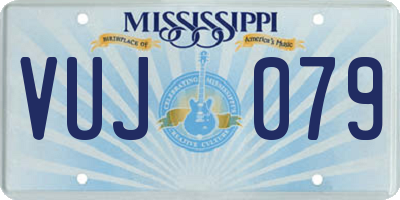 MS license plate VUJ079