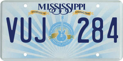 MS license plate VUJ284