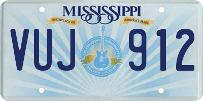 MS license plate VUJ912