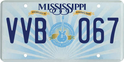 MS license plate VVB067