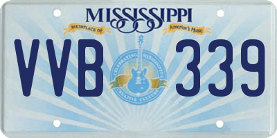 MS license plate VVB339
