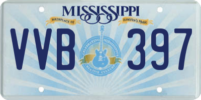 MS license plate VVB397