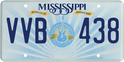MS license plate VVB438