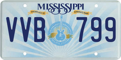 MS license plate VVB799
