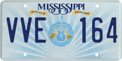 MS license plate VVE164