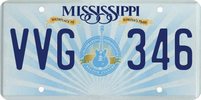 MS license plate VVG346