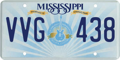MS license plate VVG438