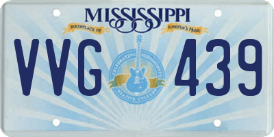 MS license plate VVG439