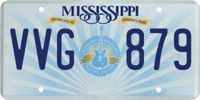 MS license plate VVG879