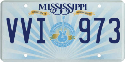 MS license plate VVI973