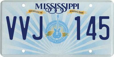 MS license plate VVJ145