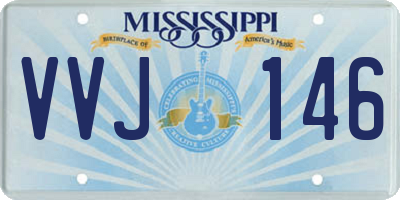 MS license plate VVJ146