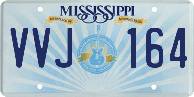 MS license plate VVJ164
