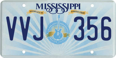 MS license plate VVJ356