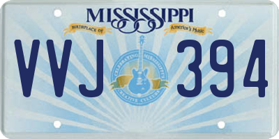 MS license plate VVJ394