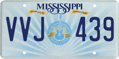 MS license plate VVJ439