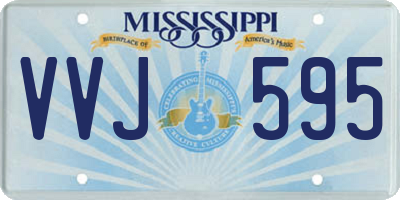 MS license plate VVJ595