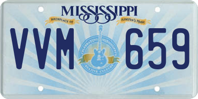 MS license plate VVM659