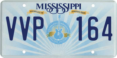 MS license plate VVP164