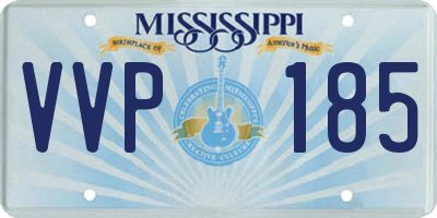MS license plate VVP185