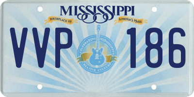 MS license plate VVP186