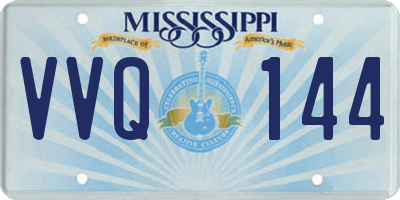 MS license plate VVQ144