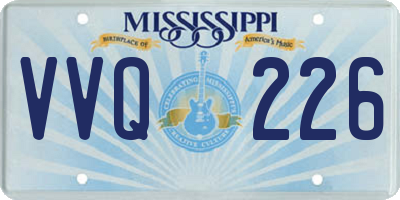MS license plate VVQ226