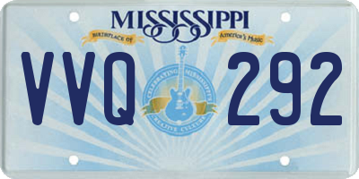 MS license plate VVQ292